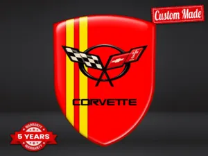 Corvette Autoembleme Personalisierbar Limitiert Universal Robust